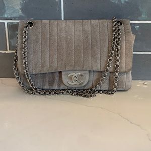 CHANEL JUNK SUEDE FLAP